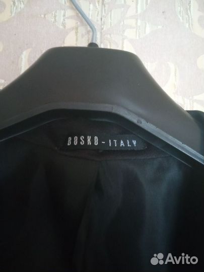 Пиджак чёрный мужской Италия фирма bosko