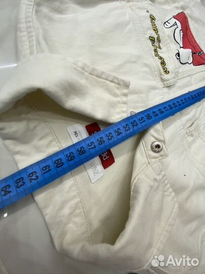 Джинсовая рубашка zara 134