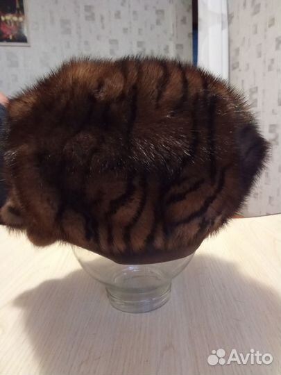 Берет женский норковый