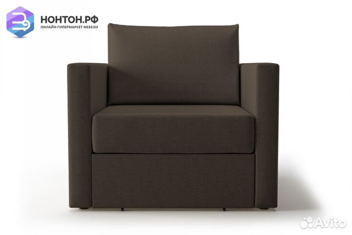 Кресло выкатное Берг коричневое