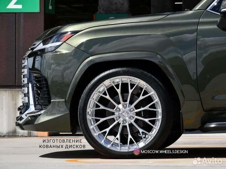 Кованые диски R22 на lexus LX600 J300