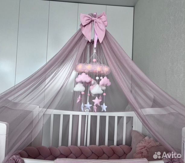 Мобиль в кроватку с подсветкой