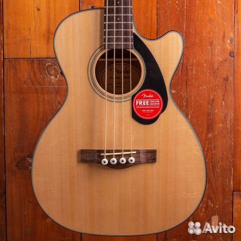 Fender CB-60SCE Natural, акустический бас