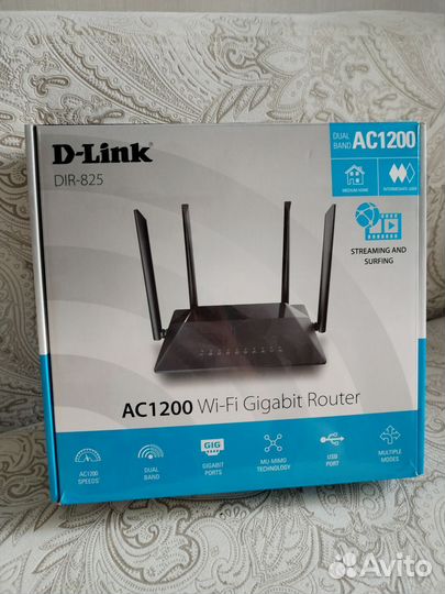 Wi-Fi роутер D-Link DIR-825/R1