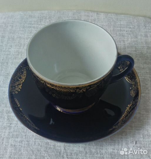 Чайная пара лфз 70-е кобальт