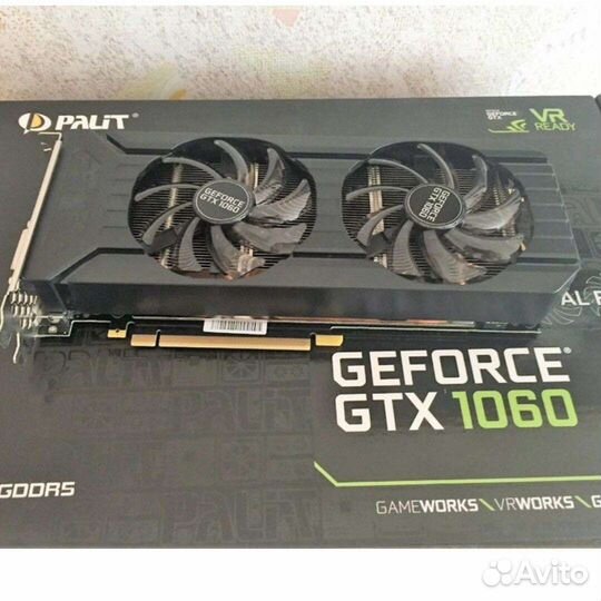 Игровая видеокарта GeForce GTX 1060 Dual Fan 3GB