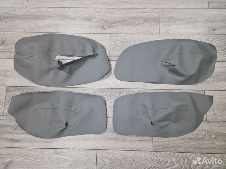 Обшивка (Кожа) дверных карт VW Golf 4, Bora Серая