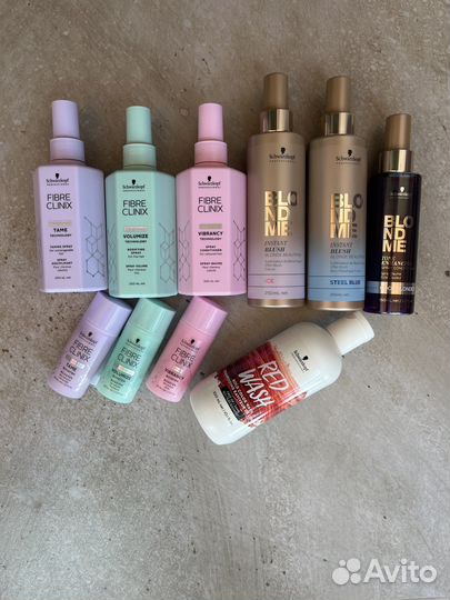 Различные средства для волос новые