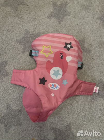 Переноска для куклы baby born