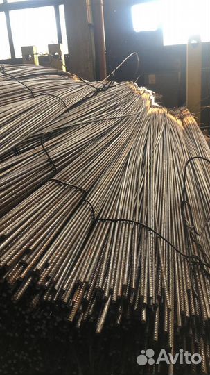 Арматура А3 рифленая 10 мм, Марка 35гс, мотки