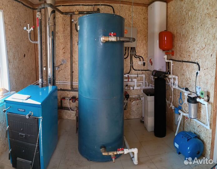 Монтаж систем отопления и водоснабжения