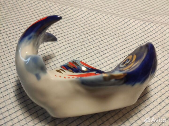 Рыбка подставка икорница статуэтка лфз