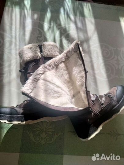 Сапоги женские зимние 34-35 р