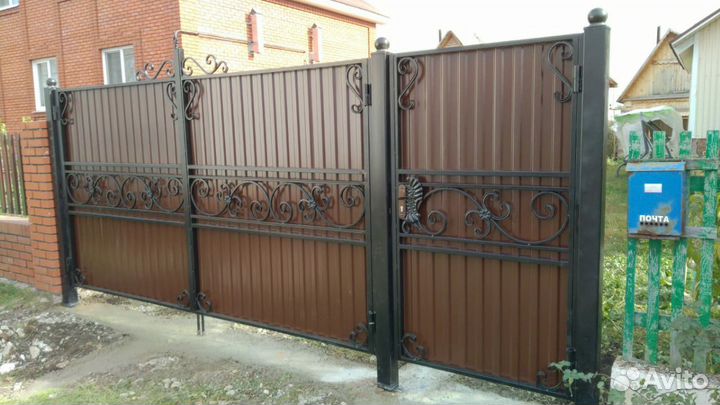 Ворота кованые