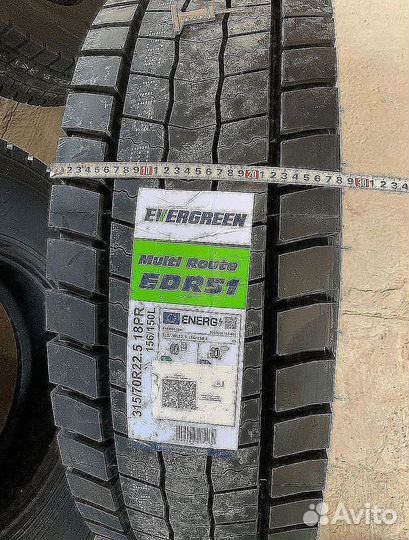 Шины Evergreen EDR51 315/70 R22,5, artp: 482