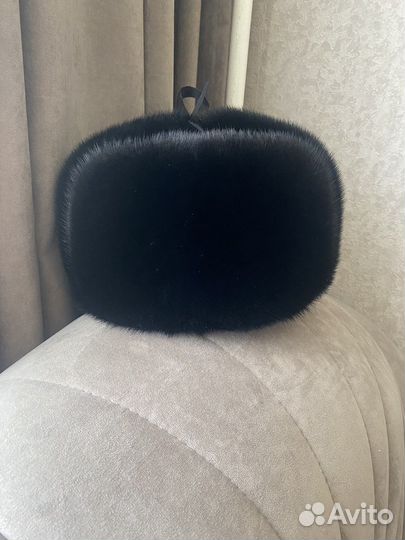 Норковая шапка мужская