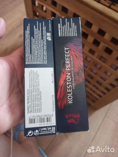 Краска и оксигент Wella