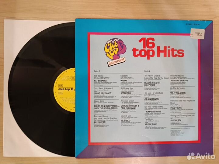 Various - 16 Top Hits - Januar/Februar 1985 (LP)