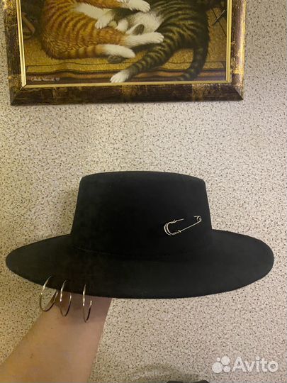 Шляпа фетровая женская