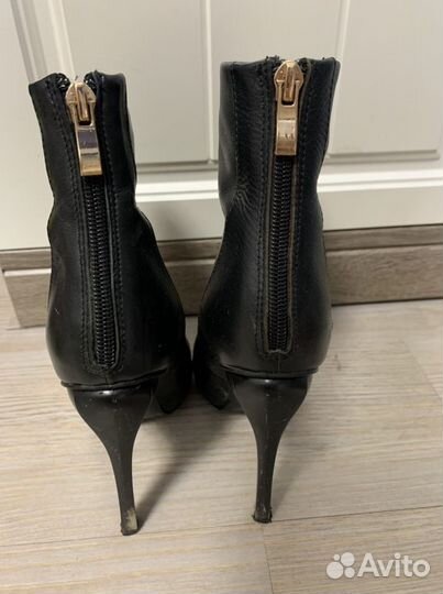 Ботильоны кожаные