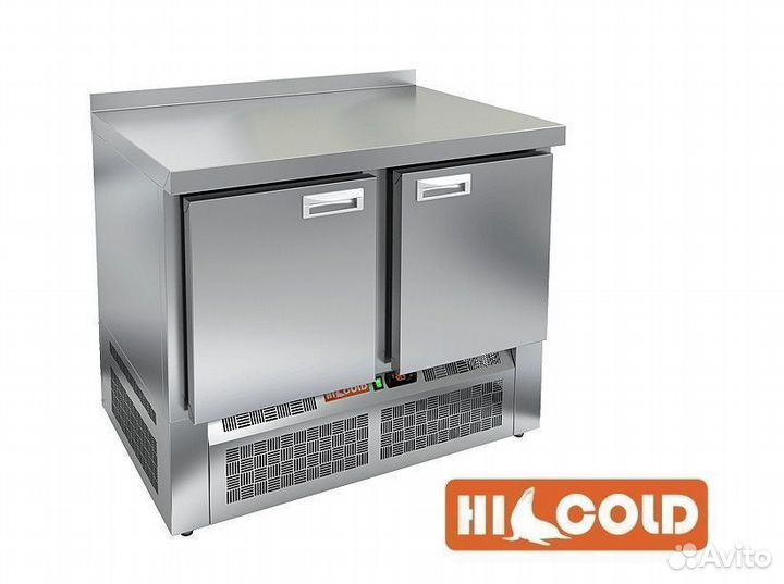 Стол холодильный Hicold SNE 11/TN с бортом
