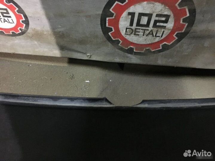 Юбка бампера задняя Skoda Rapid