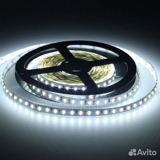 Лента светодиодная белая на 12V