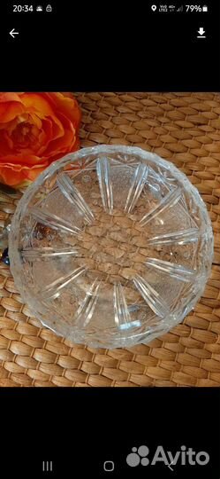 Хрустальная вазочка СССР