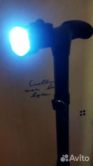 Складная трость с фонариком