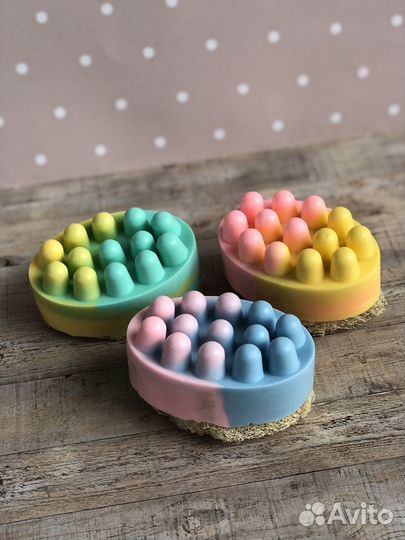 Мыло антицеллюлитное массажное с люфой