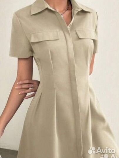 Медицинский халат-платье