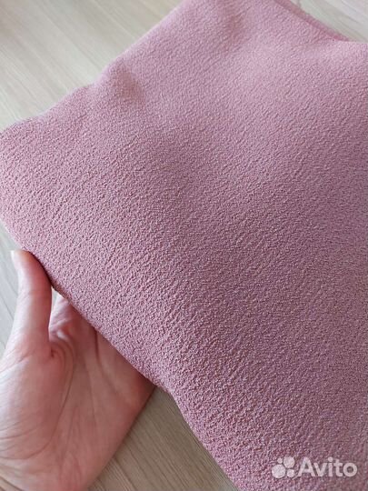 Ткань пыльно-розовая отрез 1,5х2,3