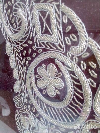 Панно картина Павлин в рамке перламутр Индия