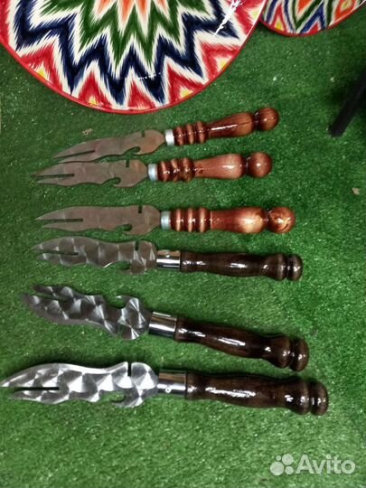 Нож вилка для снятия мяса