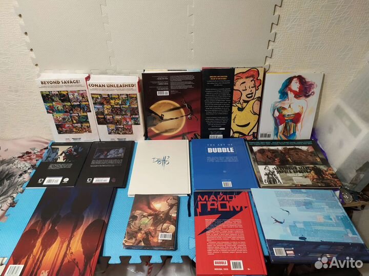 Комиксы на английском и артбуки