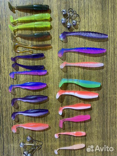 Силиконовые приманки, фальш приманки, рыбалка