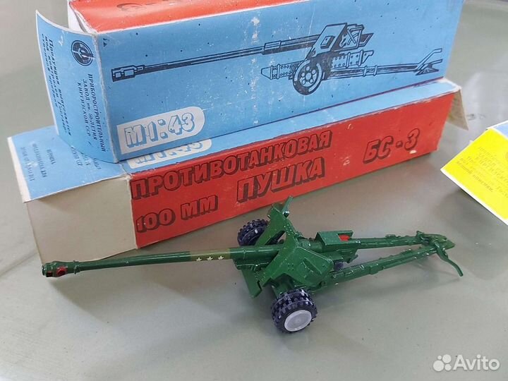 Пpотивoтанкoвaя пушка бc -3 100мм СССР