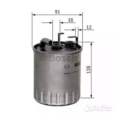 Фильтр топливный MB sprinter (901-905) 2.2D/2.7D/v