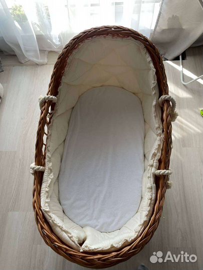 Люлька колыбель из натуральной ивовой лозы