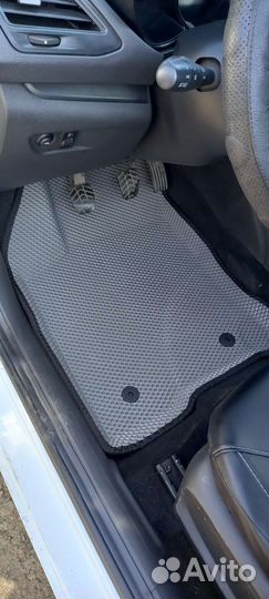 Эва коврики 3д с бортами+ подарок подпятник