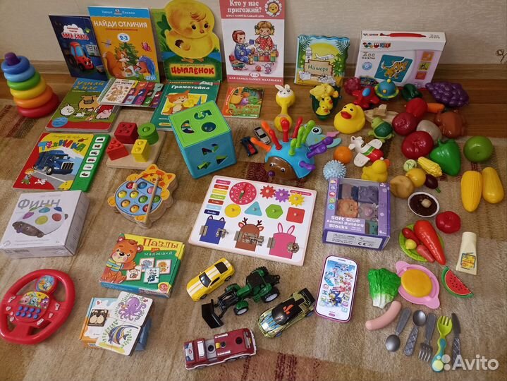 Развивающие игрушки от 1 года пакетом