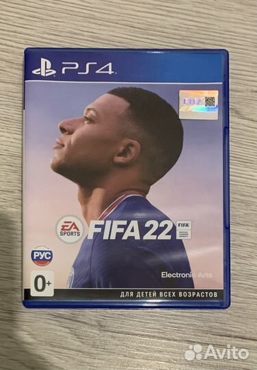 Диск fifa 22 на playstation 4