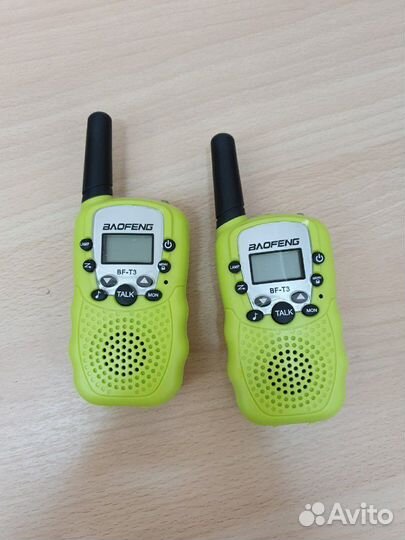 Детские рации Baofeng салатовые