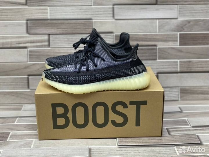 Кроссовки Adidas Yeezy Boost 350 v2 Carbon (36-45)