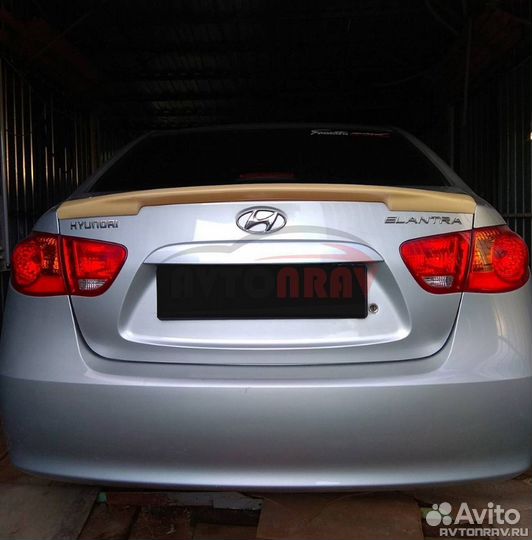 Лип-Спойлер Zest Style для Hyundai Elantra 4 (HD)