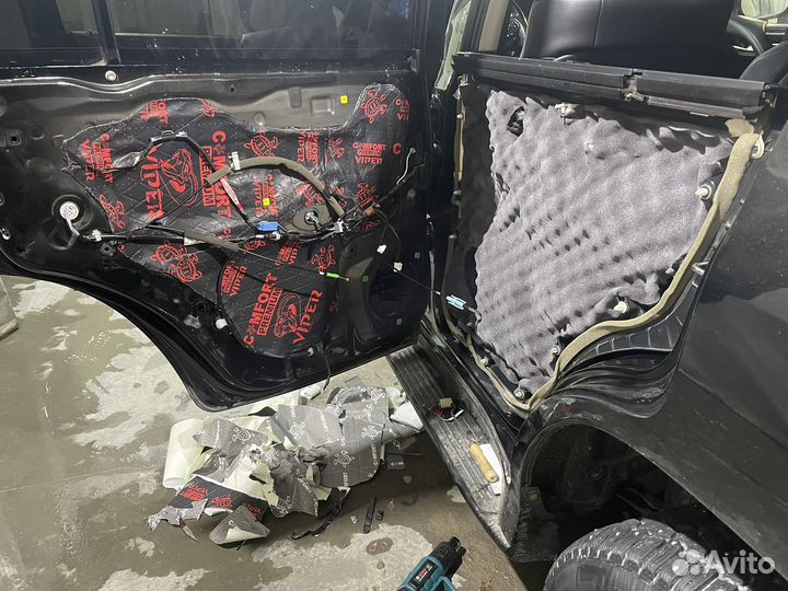 Установка автозвука, шумо/вибро изоляция