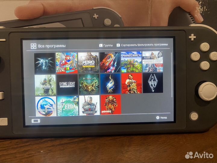 Прошитый Nintendo Switch Lite 256GB