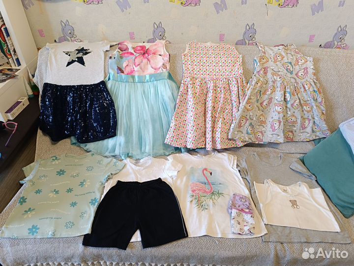 Большой пакет на девочку 116-122 р
