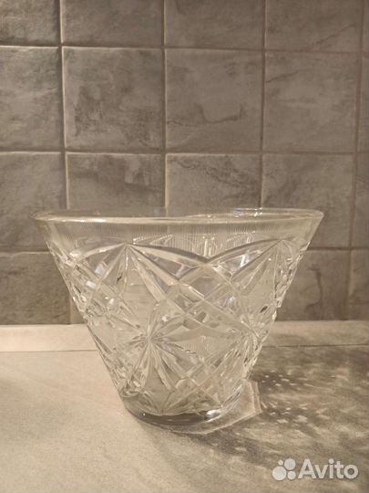 Ваза хрустальная СССР