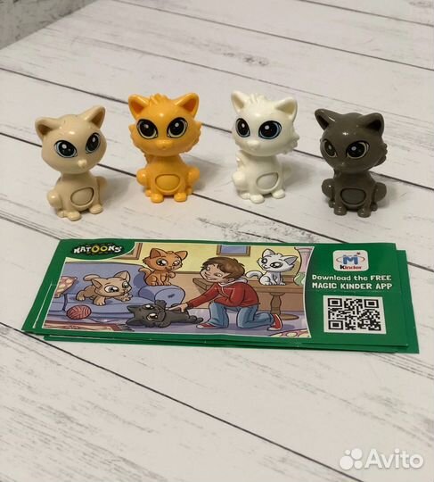 Животные natoons. Киндер-сюрприз